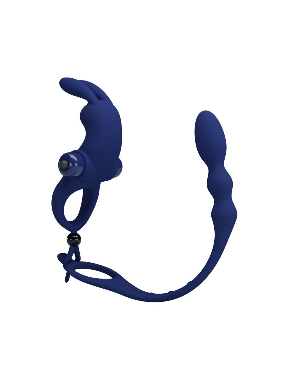 PRETTY LOVE - AYAD RABBIT VIBRATORRING MIT STECKER BLAU PRETTY LOVE - AYAD RABBIT VIBRATORRING MIT STECKER BLAU