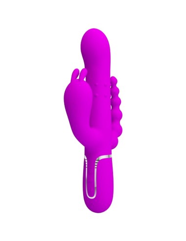 PRETTY LOVE - CAMMY TRIPLE VIBRATOR MULTIFUNKTION 4 IN 1 ROSA