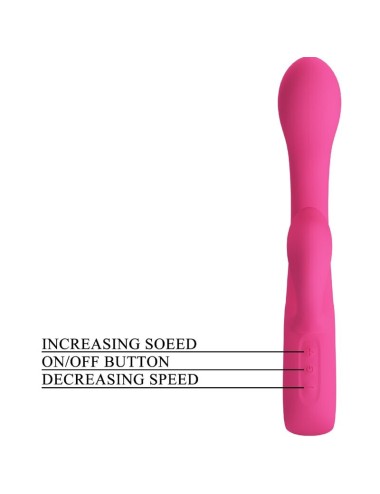 PRETTY LOVE - FRITZ RABBIT VIBRATOR 12 VIBRATIONEN ROSA