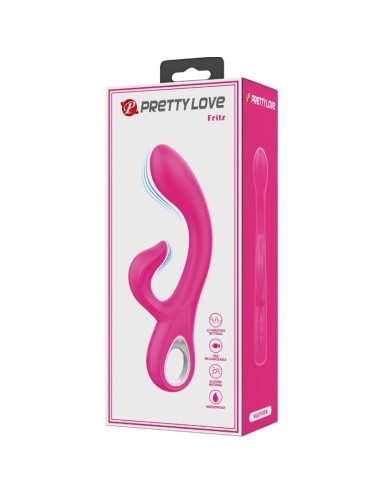 PRETTY LOVE - FRITZ RABBIT VIBRATOR 12 VIBRATIONEN ROSA