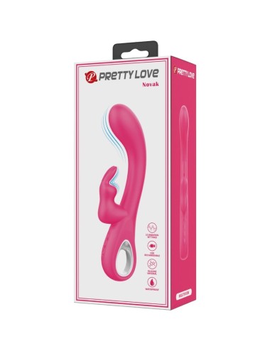 PRETTY LOVE - NOVAK RABBIT VIBRATOR 12 VIBRATIONEN ROSA