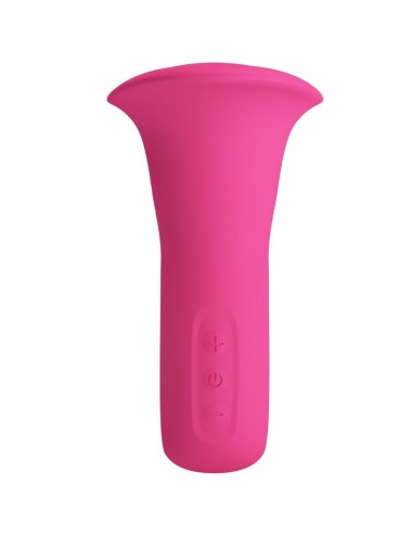 PRETTY LOVE - CLYDE ORALVIBRATOR VIBRIERENDE ZUNGE 12 VIBRATIONEN ROSA