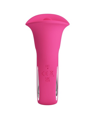 PRETTY LOVE - CLYDE ORALVIBRATOR VIBRIERENDE ZUNGE 12 VIBRATIONEN ROSA