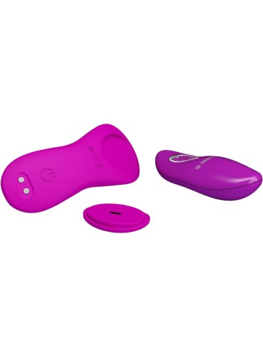 PRETTY LOVE - ROMARIO AUFLEGBARER KLITORIS-STIMULATOR MIT FERNBEDIENUNG ROSA