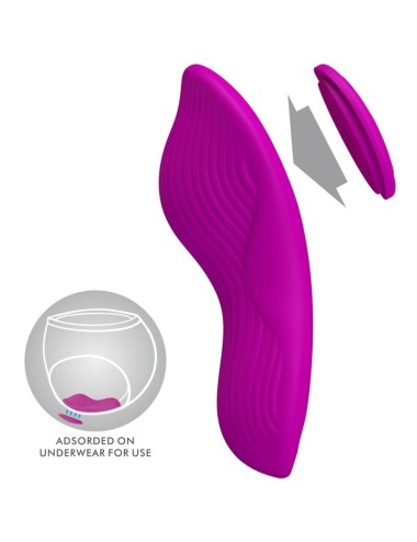 PRETTY LOVE - ROMARIO AUFLEGBARER KLITORIS-STIMULATOR MIT FERNBEDIENUNG ROSA