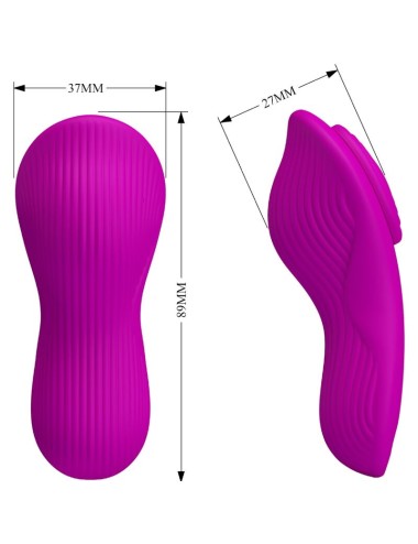 PRETTY LOVE - ROMARIO AUFLEGBARER KLITORIS-STIMULATOR MIT FERNBEDIENUNG ROSA