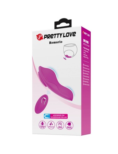 PRETTY LOVE - ROMARIO AUFLEGBARER KLITORIS-STIMULATOR MIT FERNBEDIENUNG ROSA