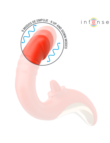 INTENSE - PAULINA VIBRATOR UND STIMULATOR IN U-FORM ROT
