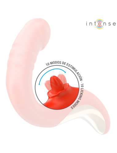 INTENSE - PAULINA VIBRATOR UND STIMULATOR IN U-FORM ROT