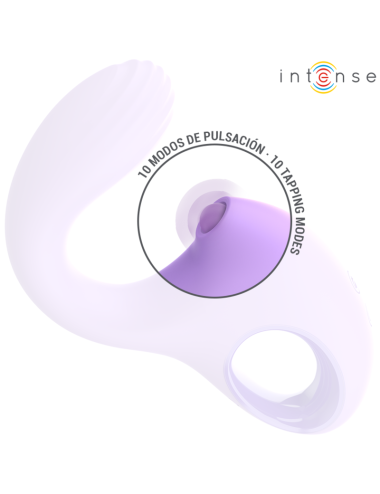 INTENSE - BAXTER VIBRATOR & STIMULATOR VIOLETT FERNBEDIENUNG