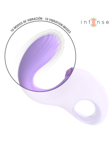 INTENSE - BAXTER VIBRATOR & STIMULATOR VIOLETT FERNBEDIENUNG