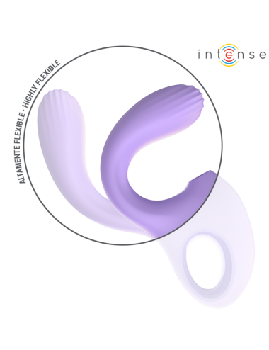 INTENSE - BAXTER VIBRATOR & STIMULATOR VIOLETT FERNBEDIENUNG
