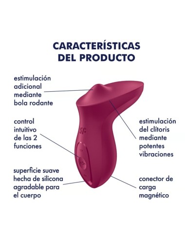 SATISFYER - EXCITERRR AUFLEGBARER KLITORIS-BEERENVIBRATOR