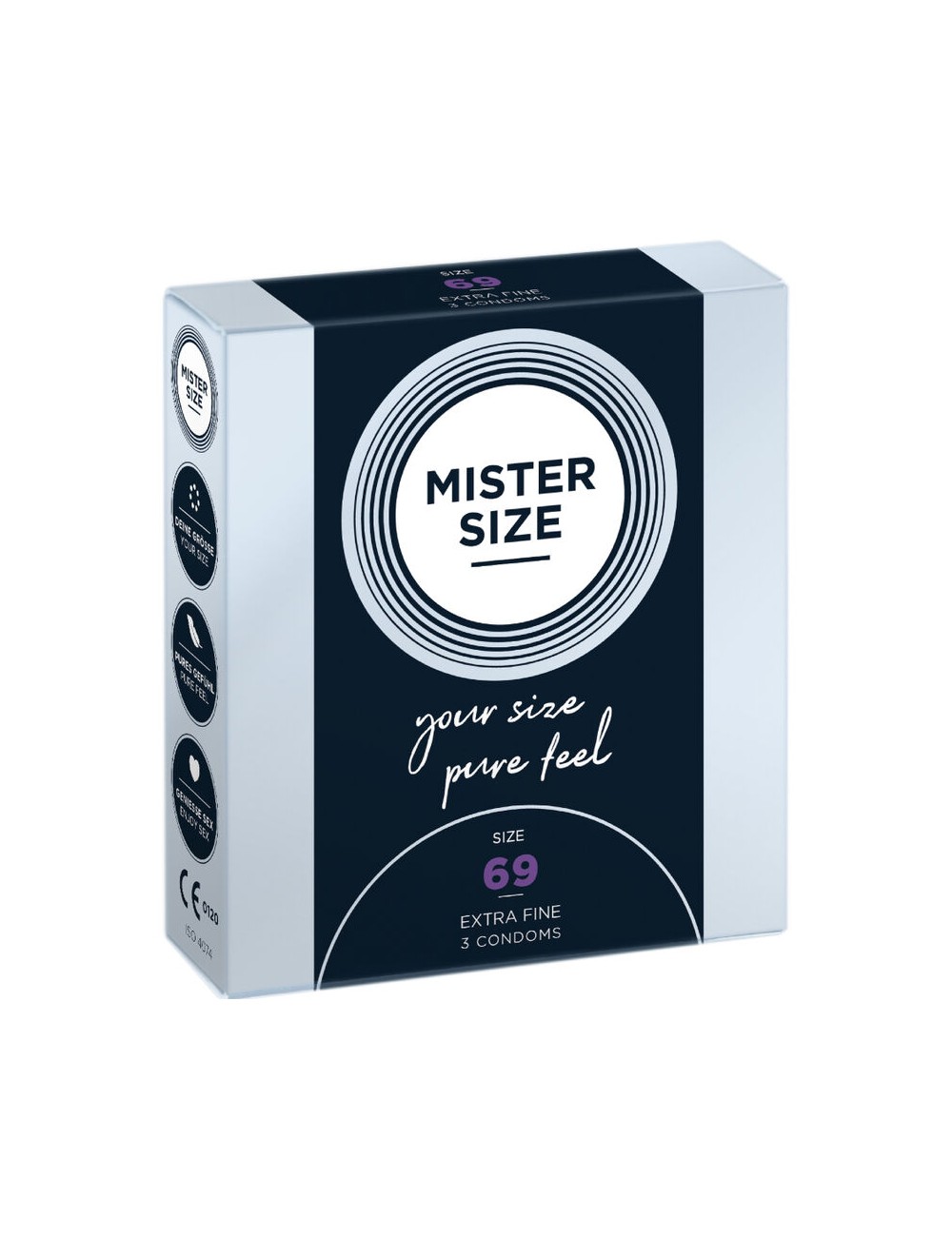 MISTER SIZE - KONDOME GRÖSSE XXXL 69 MM (3 EINHEITEN) MISTER SIZE - KONDOME GRÖSSE XXXL 69 MM (3 EINHEITEN)