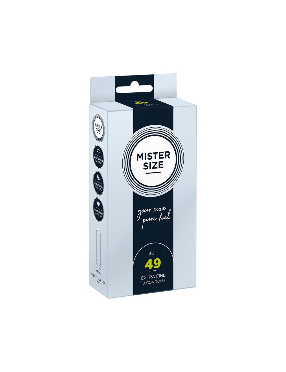 MISTER SIZE - KONDOMGRÖSSE S 49 MM (10 EINHEITEN)