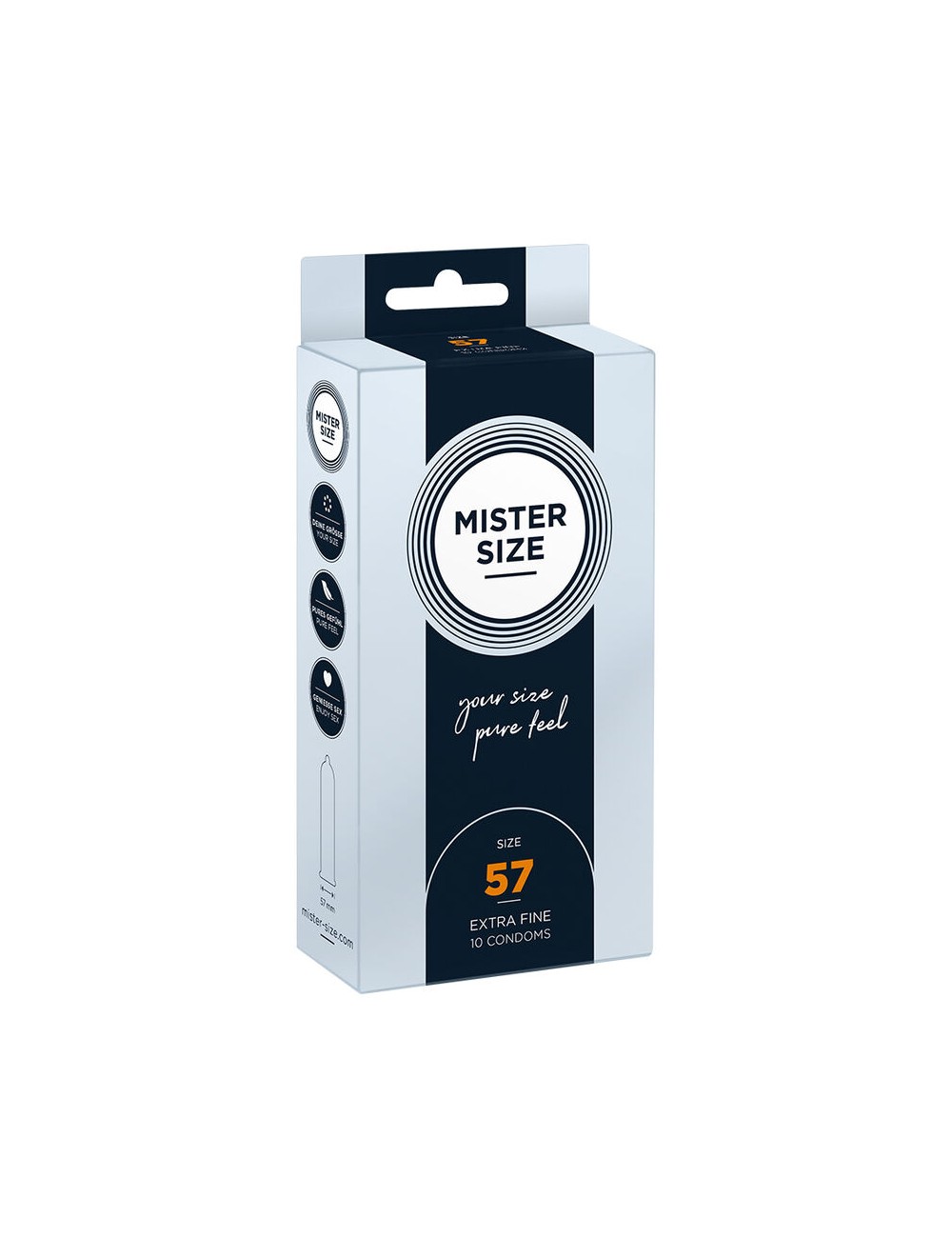 MISTER SIZE - KONDOMGRÖSSE L 57 MM (10 EINHEITEN)