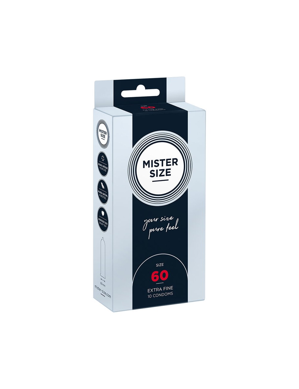 MISTER SIZE - KONDOMGRÖSSE XL 60 MM (10 EINHEITEN)