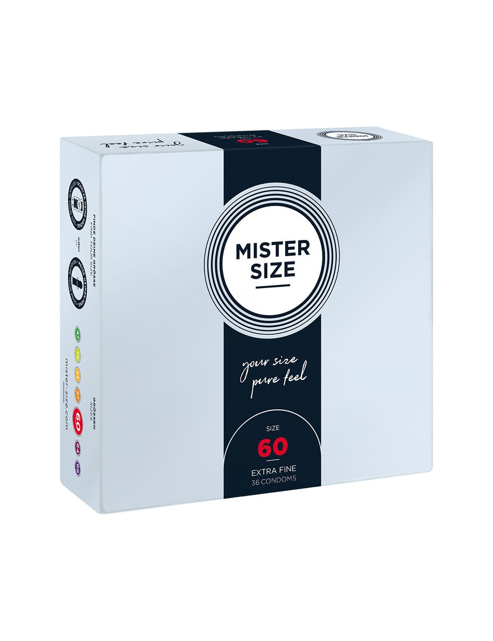 MISTER SIZE - KONDOMGRÖSSE XL 60 MM (36 EINHEITEN)