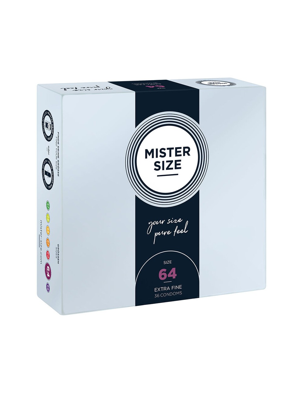 MISTER SIZE - KONDOME GRÖSSE XXL 64 MM (36 EINHEITEN) MISTER SIZE - KONDOME GRÖSSE XXL 64 MM (36 EINHEITEN)