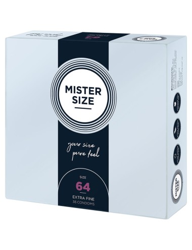 MISTER SIZE - KONDOME GRÖSSE XXL 64 MM (36 EINHEITEN)