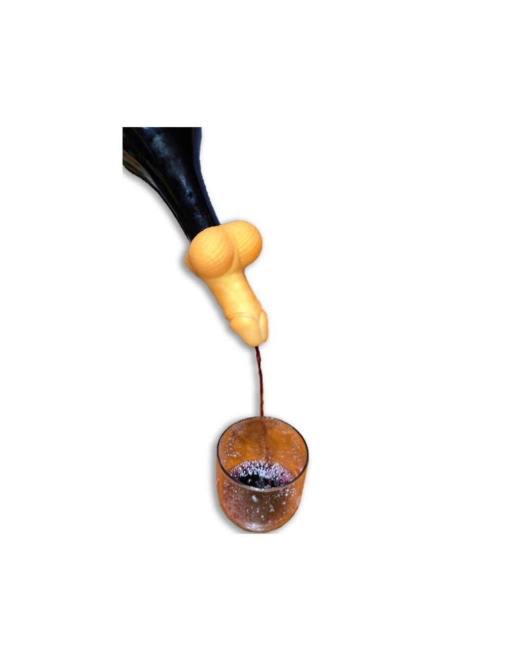 DIABLO PICANTE – GOLDENER PENIS-WEIN-DEKANTER DIABLO PICANTE – GOLDENER PENIS-WEIN-DEKANTER