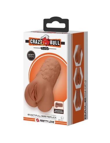 CRAZY BULL - SCARLET VAGINA UND ANUS DESIGN MIT BLUMENFLEISCH