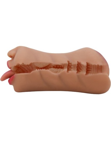 CRAZY BULL - SARAH DOPPELMASTURBATOR MUND & VAGINA FLEISCH