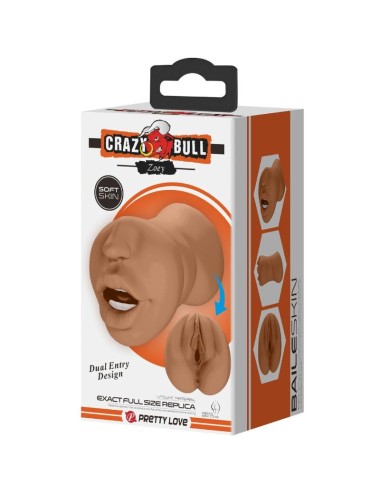 CRAZY BULL - ZOEY DOPPELMASTURBATOR MUND & VAGINA FLEISCH