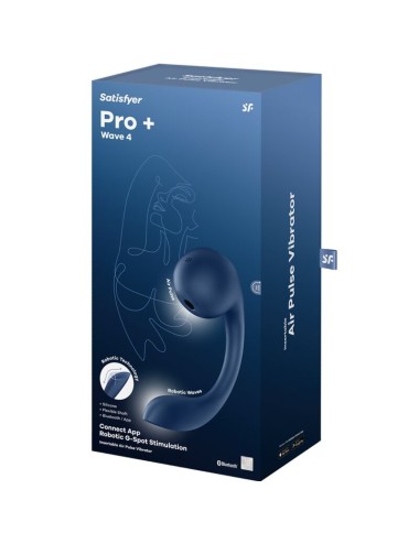 SATISFYER - PRO+ WAVE 4 G-SPOT & AIR PULSE STIMULATOR KOSTENLOSE APP DUNKELBLAU