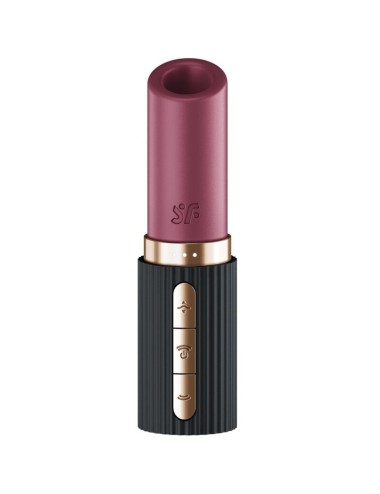 SATISFYER - PRO 2 KISS WAVE KLITORIS-STIMULATOR GRANAT / SCHWARZ