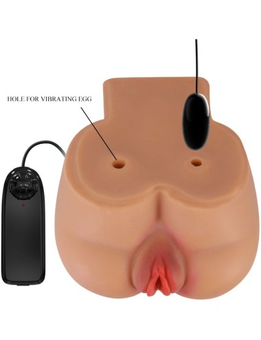 CRAZY BULL - KYLIE ASS-VIBRATOR MIT REALISTISCHER VAGINA- UND ANUS-FLEISCH-FERNBEDIENUNG