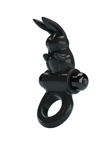 PRETTY LOVE - AUFREGENDER RING RABBIT VIBRATORRING 10 VIBRATIONEN SCHWARZ