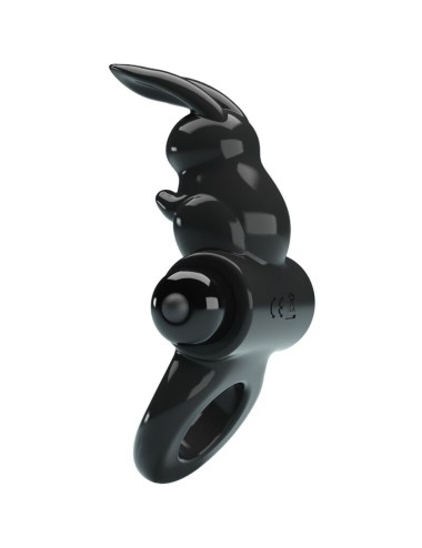 PRETTY LOVE - AUFREGENDER RING RABBIT VIBRATORRING 10 VIBRATIONEN SCHWARZ