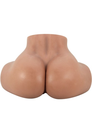 CRAZY BULL - HAILEY VIBRATOR BUTT MIT REALISTISCHER VAGINA UND ANUS MULATTE MIT FERNBEDIENUNG