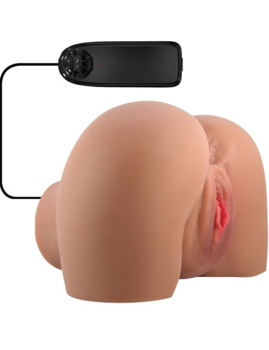 CRAZY BULL - MILA VIBRATOR BUTT MIT REALISTISCHER VAGINA UND ANUS FLESH CONTROL FERNBEDIENUNG