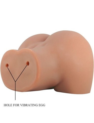 CRAZY BULL - MILA VIBRATOR BUTT MIT REALISTISCHER VAGINA UND ANUS FLESH CONTROL FERNBEDIENUNG