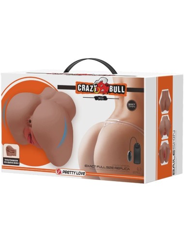 CRAZY BULL - MILA VIBRATOR BUTT MIT REALISTISCHER VAGINA UND ANUS FLESH CONTROL FERNBEDIENUNG