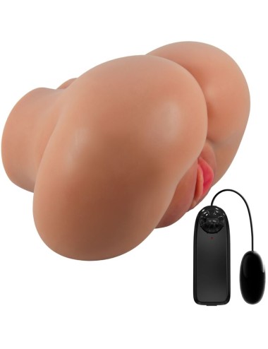 CRAZY BULL - LUNA VIBRATOR BUTT MIT REALISTISCHER VAGINA UND ANUS FLESH CONTROL FERNBEDIENUNG