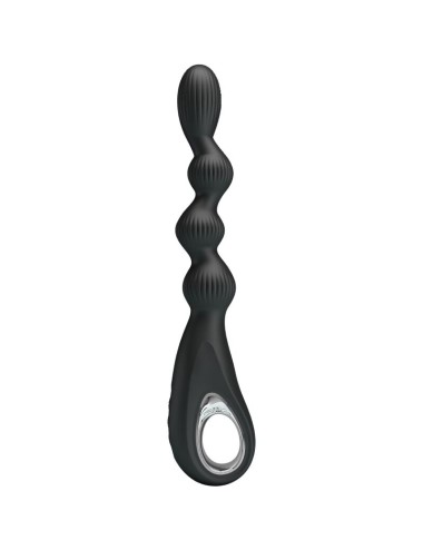 PRETTY LOVE - FEDERER ANALVIBRATOR 12 VIBRATIONEN SCHWARZ