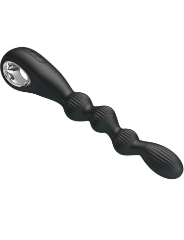 PRETTY LOVE - FEDERER ANALVIBRATOR 12 VIBRATIONEN SCHWARZ