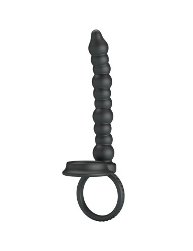 PRETTY LOVE - DILLION DOPPELTE PENETRATION COCK RING SCHWARZ