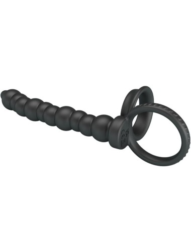 PRETTY LOVE - DILLION DOPPELTE PENETRATION COCK RING SCHWARZ