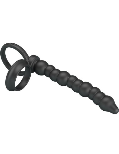 PRETTY LOVE - DILLION DOPPELTE PENETRATION COCK RING SCHWARZ