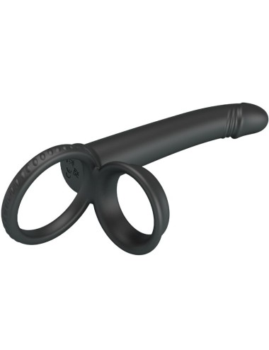 PRETTY LOVE - DILLION DOPPELTE PENETRATION DOPPELTER COCKRING SCHWARZ