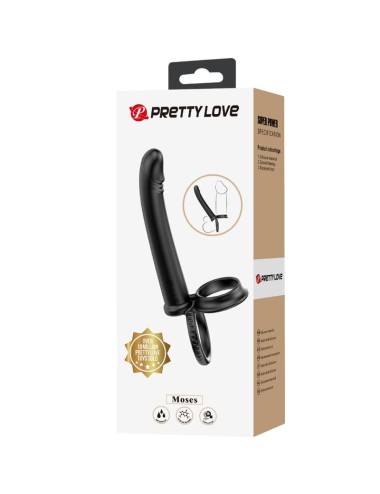 PRETTY LOVE - DILLION DOPPELTE PENETRATION DOPPELTER COCKRING SCHWARZ