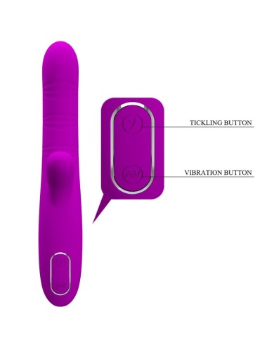PRETTY LOVE - ANGELIQUE MULTIFUNKTIONSVIBRATOR + KLITORISSTIMULATOR LILA