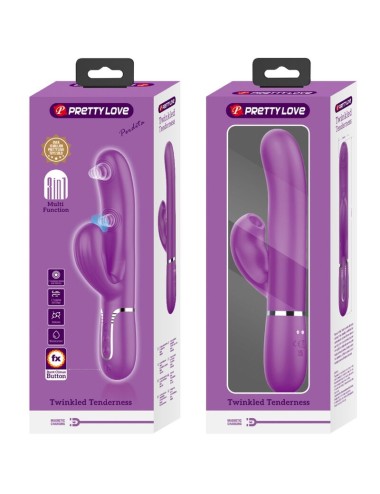 PRETTY LOVE - PERLITA 3 IN 1 MULTIFUNKTIONS-RABBIT-VIBRATOR LILA