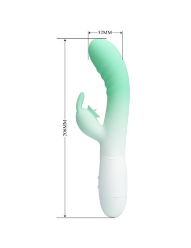 PRETTY LOVE - CERBERUS RABBIT VIBRATOR 3O VIBRATIONEN GRÜN