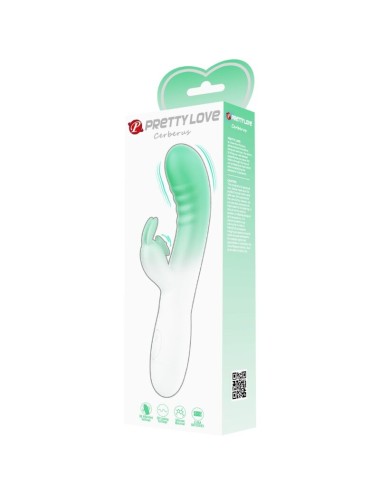 PRETTY LOVE - CERBERUS RABBIT VIBRATOR 3O VIBRATIONEN GRÜN