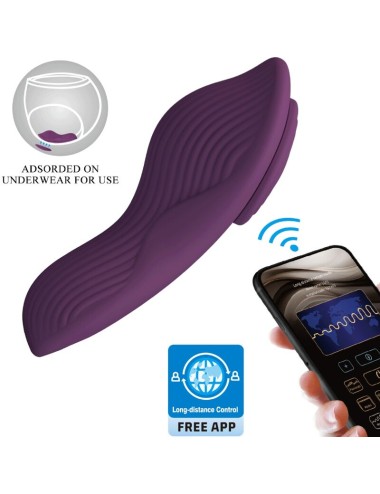 PRETTY LOVE - MANE LAY ON CLITORIS MASSAGER 10 VIBRATIONEN FERNBEDIENUNG LILA